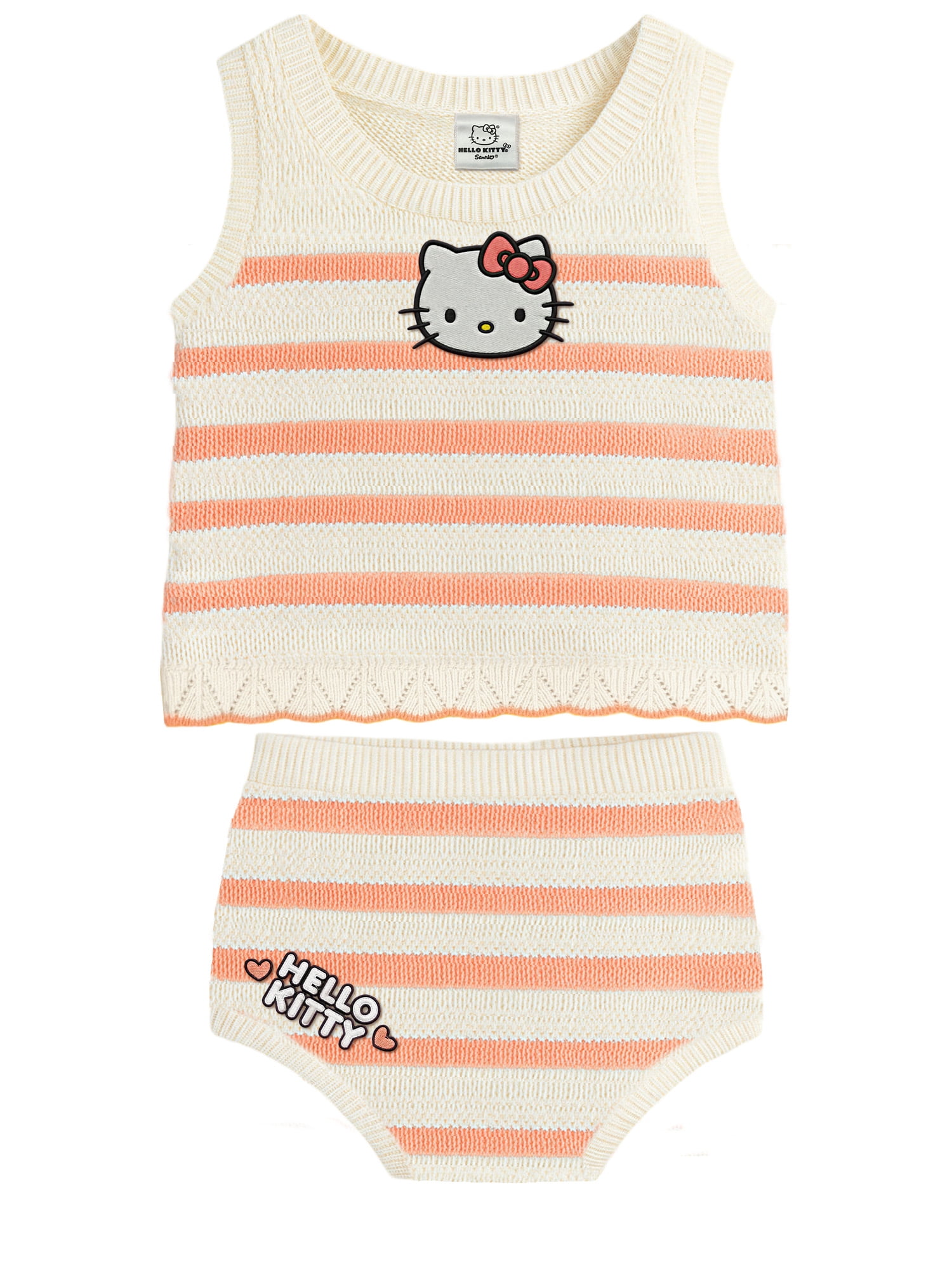 Hello Kitty Baby Girl Short Set, Sizes 0/3 Months-24 Months