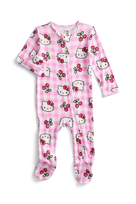 Character Baby Boys or Girls Cozy and Comfortable Viscose Two-Way Zip Footed Sleep 'N Play One-Piece Pajamas, Sizes 0M–6/9M