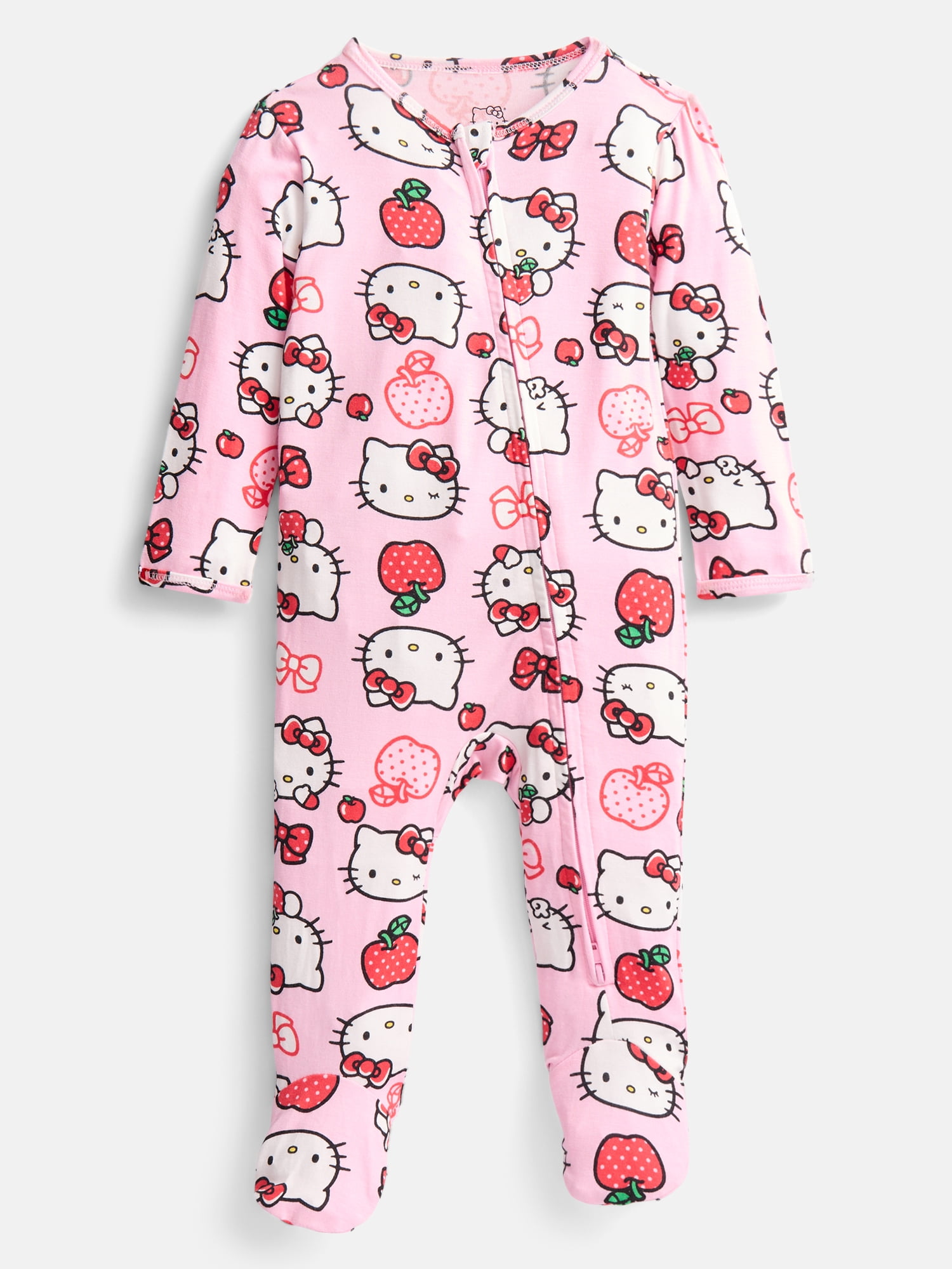 Hello Kitty Baby Girls Sleep & Play Footed Pajamas, One Piece, Sizes NB-6/9M
