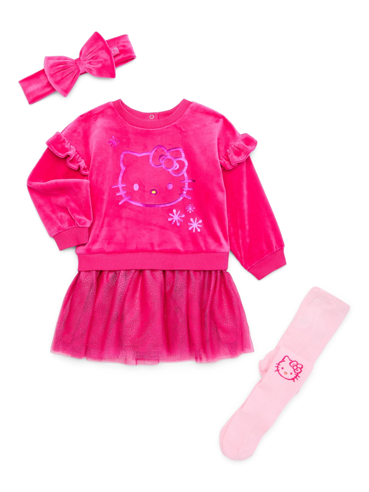 Hello Kitty Peach 3-Piece Baby Girl Set - Baby Girls (3PCs) main image 1