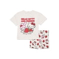 thumbnail image 1 of Hello Kitty Baby Girls Graphic Tee and Bike Shorts Set, 2-Piece, Sizes 0/3M-24M, 1 of 6
