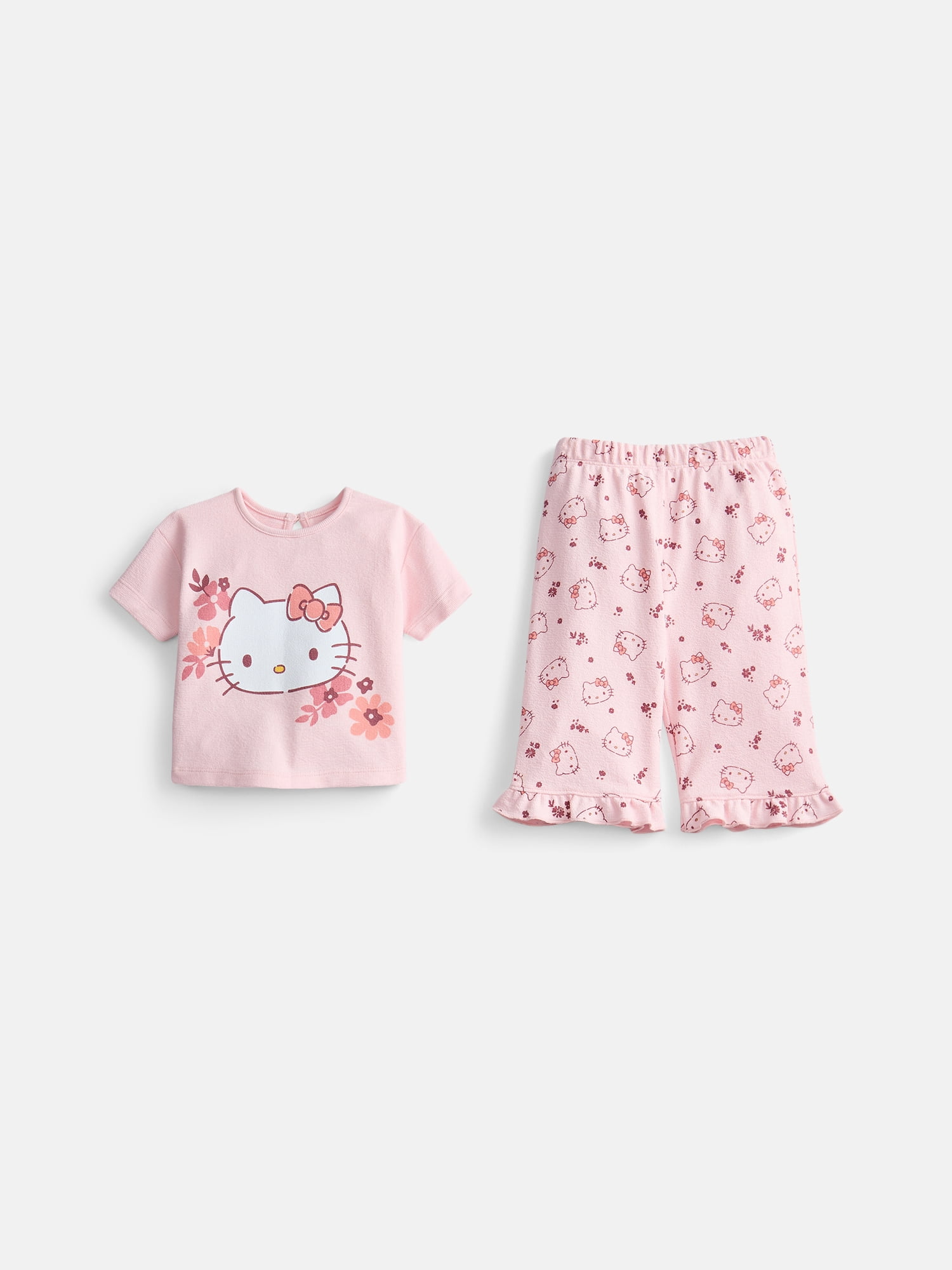 Hello Kitty Baby Girls Graphic Tee and Pants Set, 2-Piece, Sizes 0M-24M