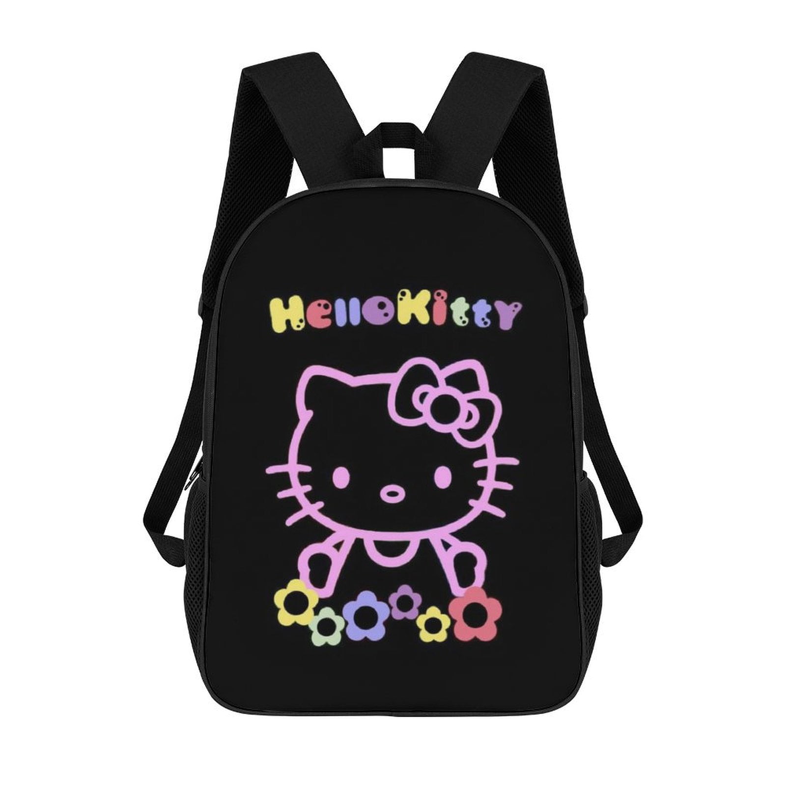 KNAKHOF Hello Kitty Backpack 17 Inch Bookbag Casual Daypack Travel Backpacks for Work Hiking Camping