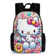 thumbnail image 1 of Hello Kitty Backpack, 17-Inch Laptop Backpack, High Capacity Backpack For College Travel, Lightweight Daybackpack, 1 of 8