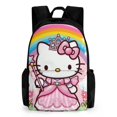 thumbnail image 1 of Hello Kitty Backpack, 17-Inch Laptop Backpack, High Capacity Backpack For College Travel, Lightweight Daybackpack, 1 of 8