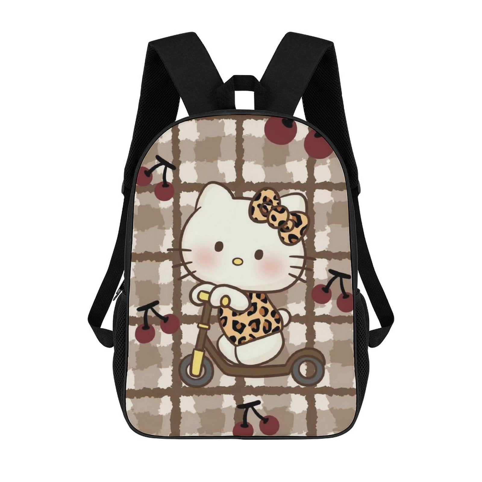 Leopard Print Backpack | Animal Print Laptop Daypack | 15.6" Compartment, Waterproof Polyester - View #6