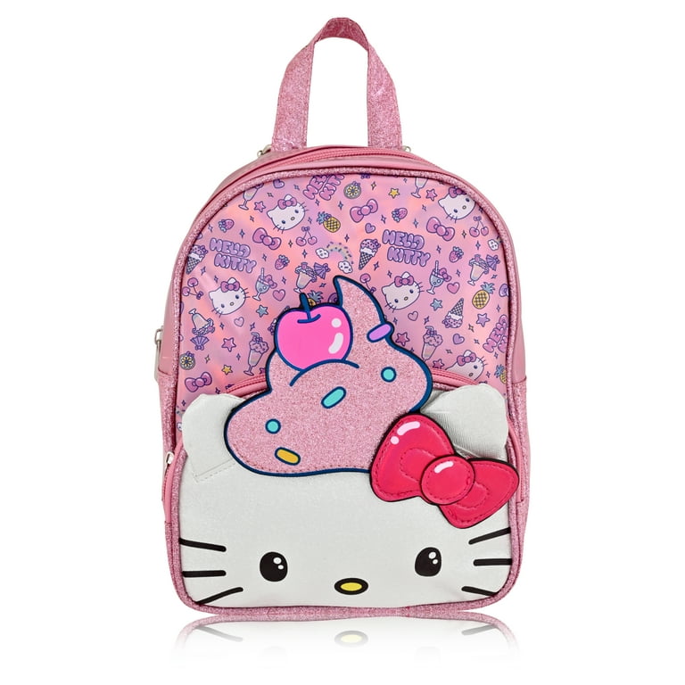 Hello Kitty Backpack for Girls Boys Toddler Backpack Ice Cream Hello Kitty Mini Backpack Purse Hello Kitty Bag Cute Backpack Hello Kitty
