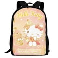 thumbnail image 1 of Hello Kitty Backpack, Large Capacity Laptop Backpack, Lightweight Multifunction Backpack, 16.5x12.5x5.5 Inch, 1 of 9