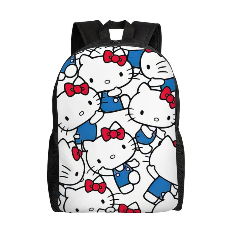 hello kitty backpack laptop Hello Kitty Backpack, Travel Laptop Backpack, Water Resistant College  School Computer Bag, Durable Daypack, Fit 16 Inch Notebook