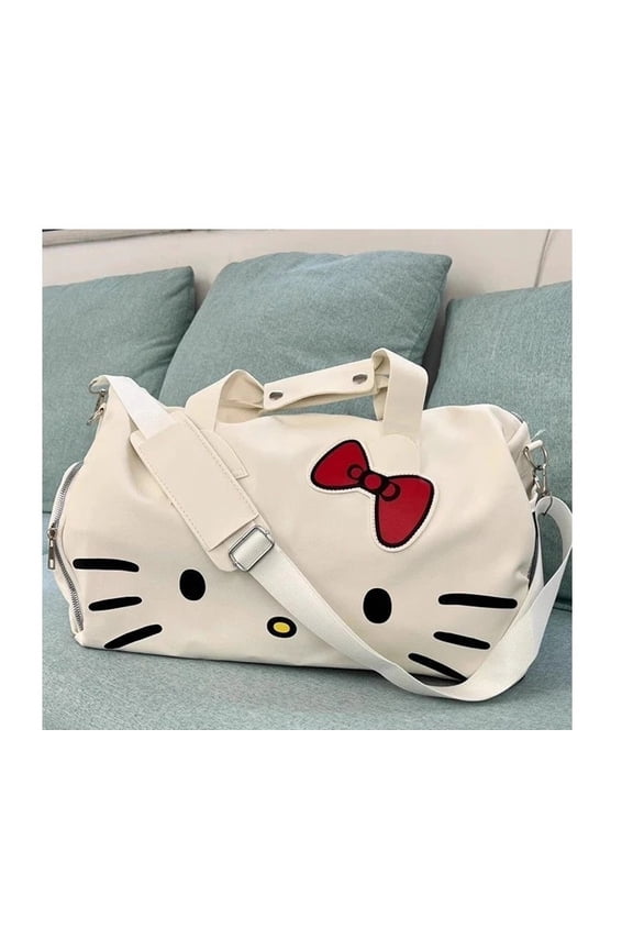 Hello Kitty Bag Travel Handbag Shoulder Tote for Shopping Sports Short Trips Gift