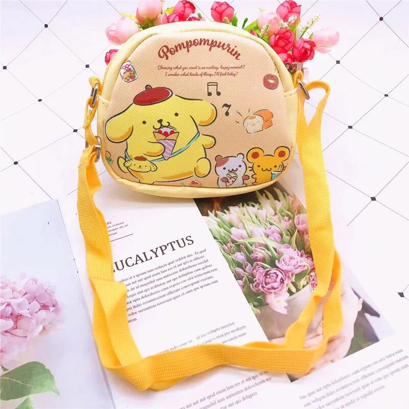 Hello Kitty Bags for Women Crossbody Bag Portable Sanrio Kawaii Handbags Kuromi Cinnamoroll My