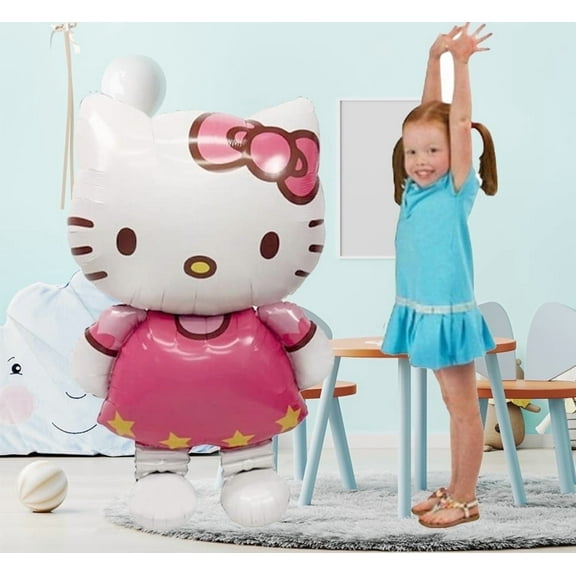 Kitty Cat Balloons Kitty Balloon Cat Balloon Cute Foil Balloon, 45 Inch Birthday Party Balloons