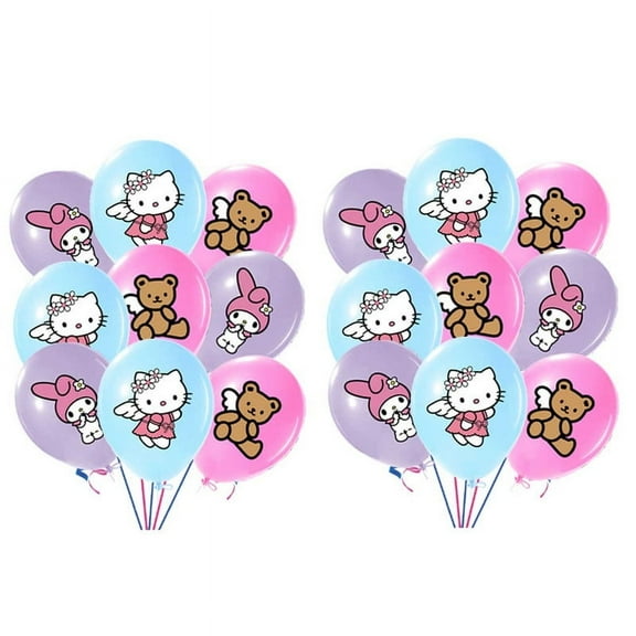 Hello Kitty Balloons Party Supplies Birthday Favors Decorations Decor Kit Latex