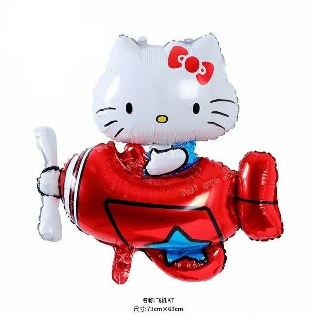 Hello Kitty Balloons Set Girl‘s Birthday Party Decoration Toy Aluminum Film Globos Gender Reveal