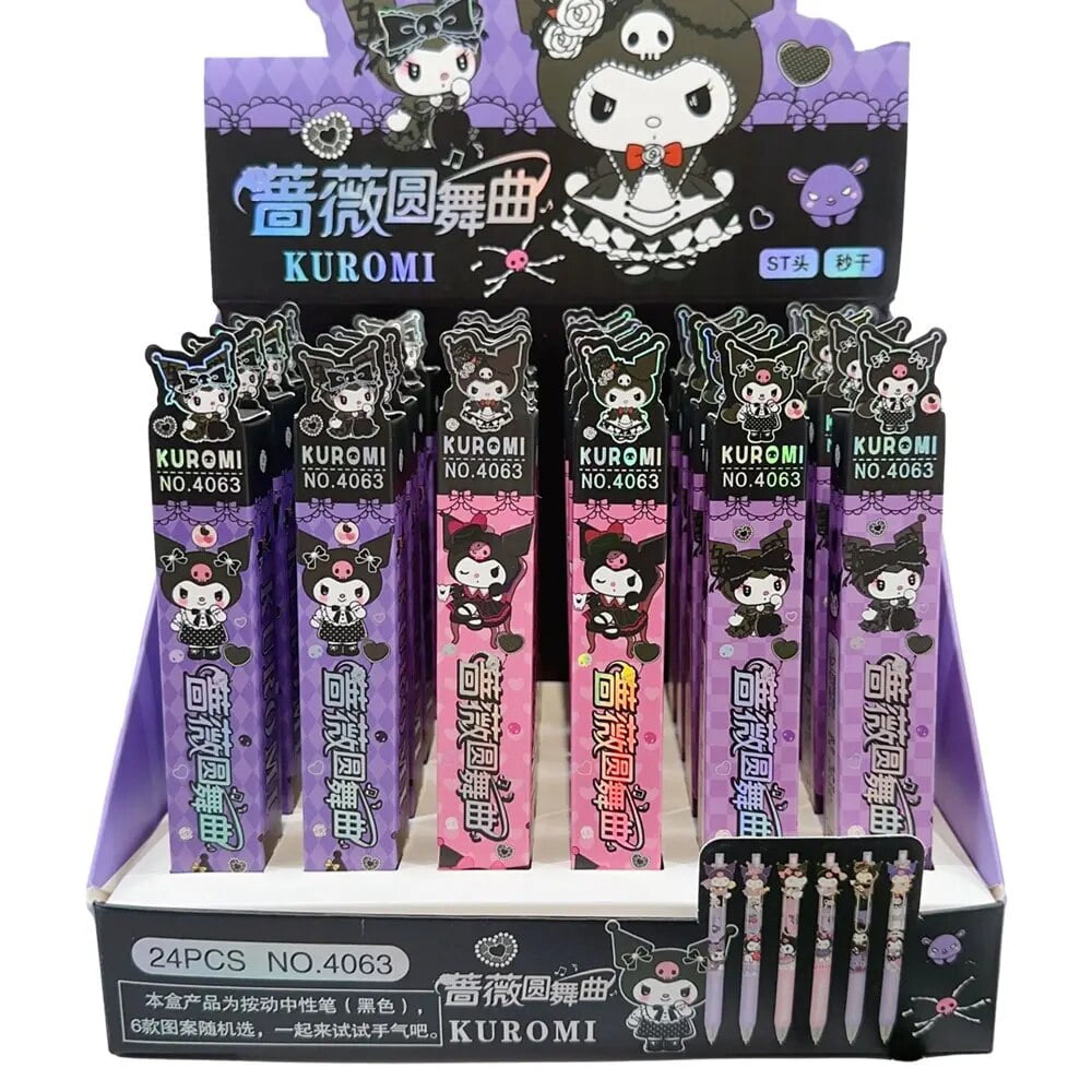 Hello Kitty Ballpoint Pen Sanrio Anime Student Stationery Gel Pen ...