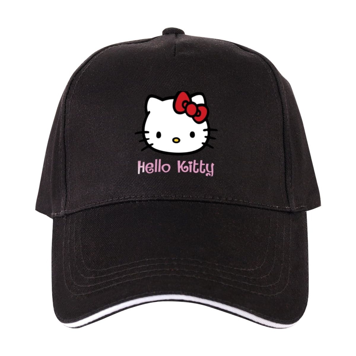 New black Hello Kitty cat baseball cap hat LA DODGERS x HELLO KITTY Collaboration New Era... | Depop main image 4