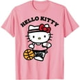 thumbnail image 1 of Hello Kitty Basketball Cute Parody DTG Print Unisex T-Shirt, 1 of 5