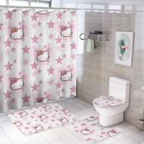 Sanrio Hello Kitty Pink Ombre 4 Piece Bath Accessories Set - Walmart.com