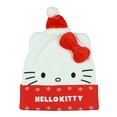 thumbnail image 1 of Hello Kitty Beanie Santa Kitty Embroidered Design with 3D Bow Knit Winter Hat OSFM, 1 of 5