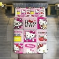 Hello Kitty Bedding Duvet Cover Full Size 1 Duvet Cover with 2 Pillow