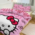 thumbnail image 1 of Hello Kitty Bedding Sets for Kids Men Women King Size 3pcs 1 Comforter Cover And 2 Pillowcases, 1 of 11