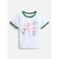 thumbnail image 1 of Hello Kitty and Friends Girls Better Together Graphic Ringer T-Shirt, Sizes 4-16, 1 of 3