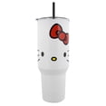 thumbnail image 1 of Hello Kitty Big Face Stainless Steel 40 oz Tumbler with Lid and Straw, 1 of 3