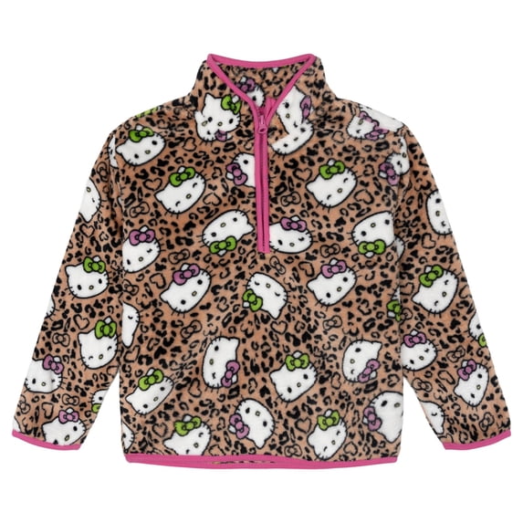 Hello Kitty Big Girls' Fleece Sweatshirt Praline