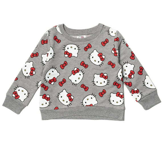 Hello Kitty Big Girls French Terry Pullover Sweatshirt