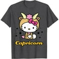 thumbnail image 1 of Hello Kitty Birthday Zodiac Capricorn DTG Print Unisex T-Shirt, 1 of 5