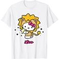 thumbnail image 1 of Hello Kitty Birthday Zodiac Leo DTG Print Unisex T-Shirt,White Color,Size YS, 1 of 5