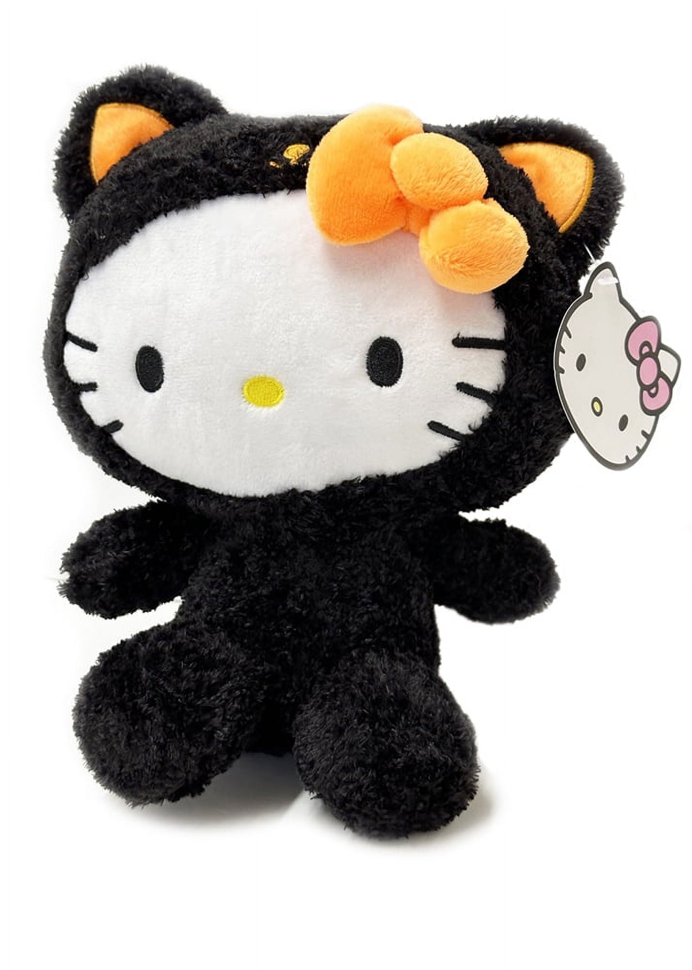 Hello Kitty Black Cat Costume 10" Plush Doll - Walmart.com