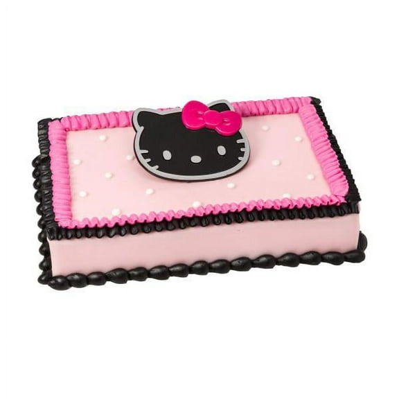 Hello Kitty Black Layon-Cake decor