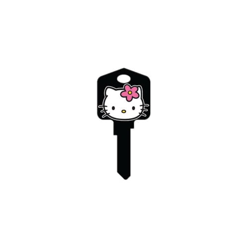 Hello Kitty Black House Key Schlage SC1 Licensed Decorative Key Blank
