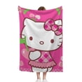 thumbnail image 1 of Hello Kitty Blanket Beds blanket - Lightweight Soft Flannel Comfortable Luxury Blanket Microfiber 32x48 Inch, 1 of 5