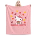 thumbnail image 1 of Hello Kitty Blanket, Super Soft Throw Blanket, Cozy Flannel Blankets For Boys Girls, Warm Blankets For Couch Sofa Bed, 80"X60", 1 of 9
