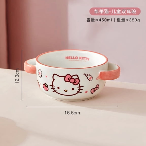 Hello Kitty Bowl Sanrio Melody Cinnamoroll Cute Cartoon Gift
