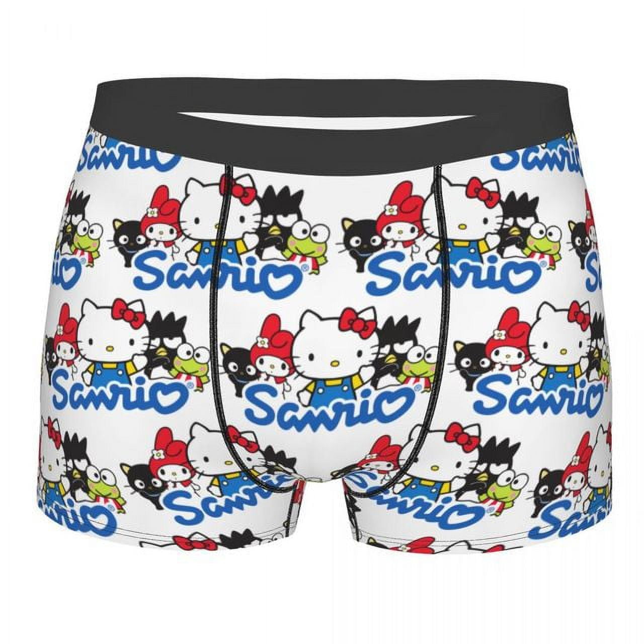 Hello Kitty Boxer Shorts For Men 3D Print Cartoon Underwear Panties ...