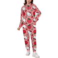 thumbnail image 1 of Hello Kitty Boys 2 Piece Tracksuit Athletic Sweatsuits Sets Hooded Sweatshirt And Jogger Sweatpants Clothing Sets for Kids, 1 of 8