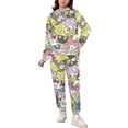 thumbnail image 1 of Hello Kitty Boys 2 Piece Tracksuit Athletic Sweatsuits Sets Hooded Sweatshirt And Jogger Sweatpants Clothing Sets for Kids, 1 of 8