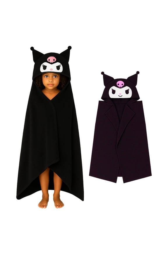 Boys/Girls Kuromi Wrap Blanket Hoodie