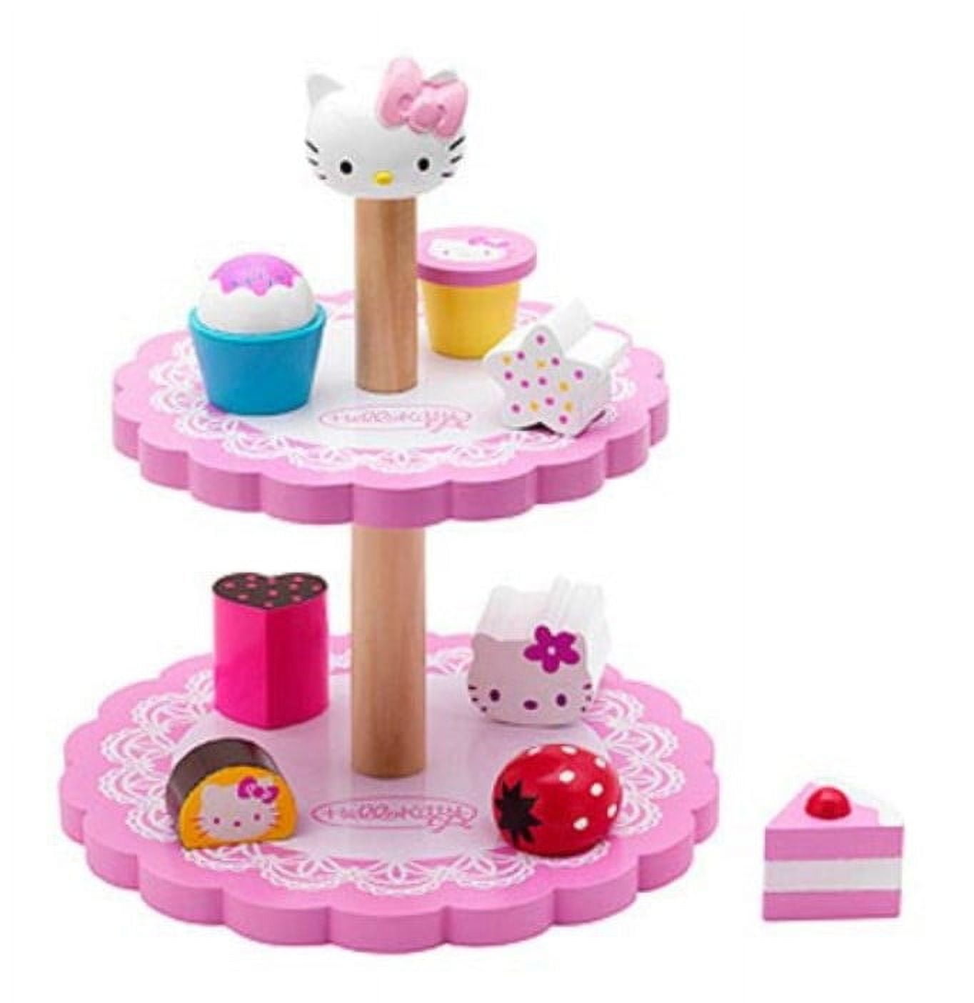 Hello Kitty Cake Tiered Serving Tray Playset
