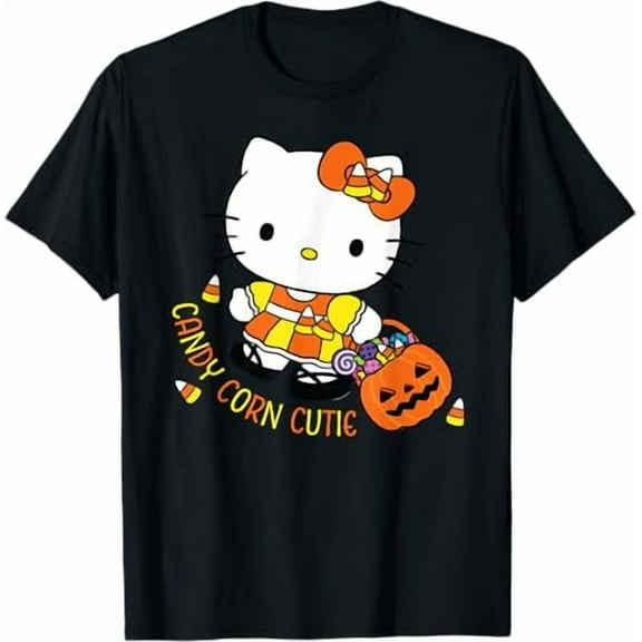 Hello Kitty Candy Corn Cutie Halloween T-Shirt
