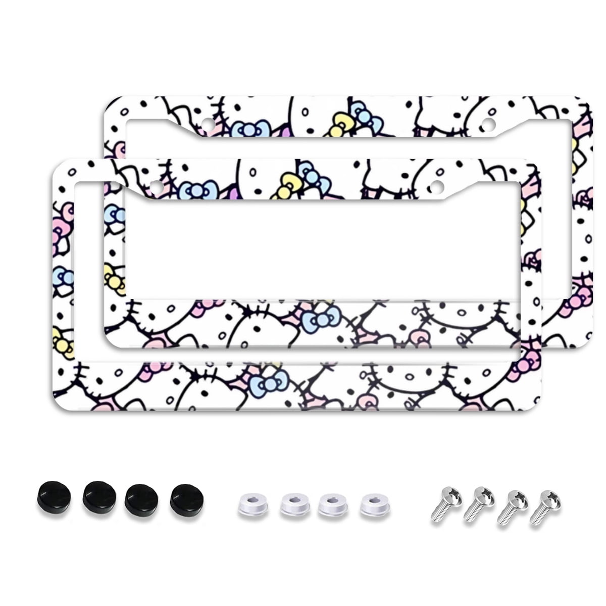Hello Kitty License Plate Frame- $25 plastic 33.5 cm X 16 Hello Kitty License Plate Frame- $25 plastic 33.5 cm X 16