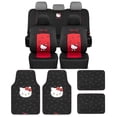 thumbnail image 1 of Hello Kitty Car Seat Covers & Floor Mats Full Set, Sanrio Auto Accessories | Universal fit car floor mats for SUVs and sedans with seat protectors, carpet floor mats and interior protection, 1 of 8