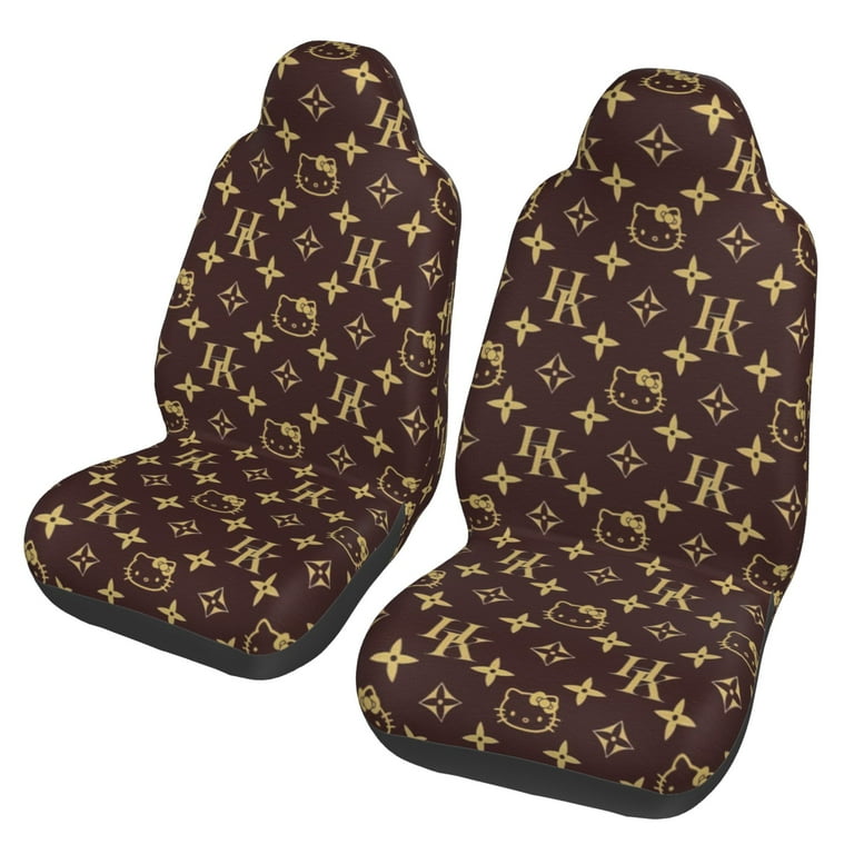 Hello Kitty Car Seat Covers Set of 2 Front Seat Accessories Protector Cover Cushion Auto Car Decor Stretch Elastic Universal Fit for Most Vehicle Car SUV Truck Walmart