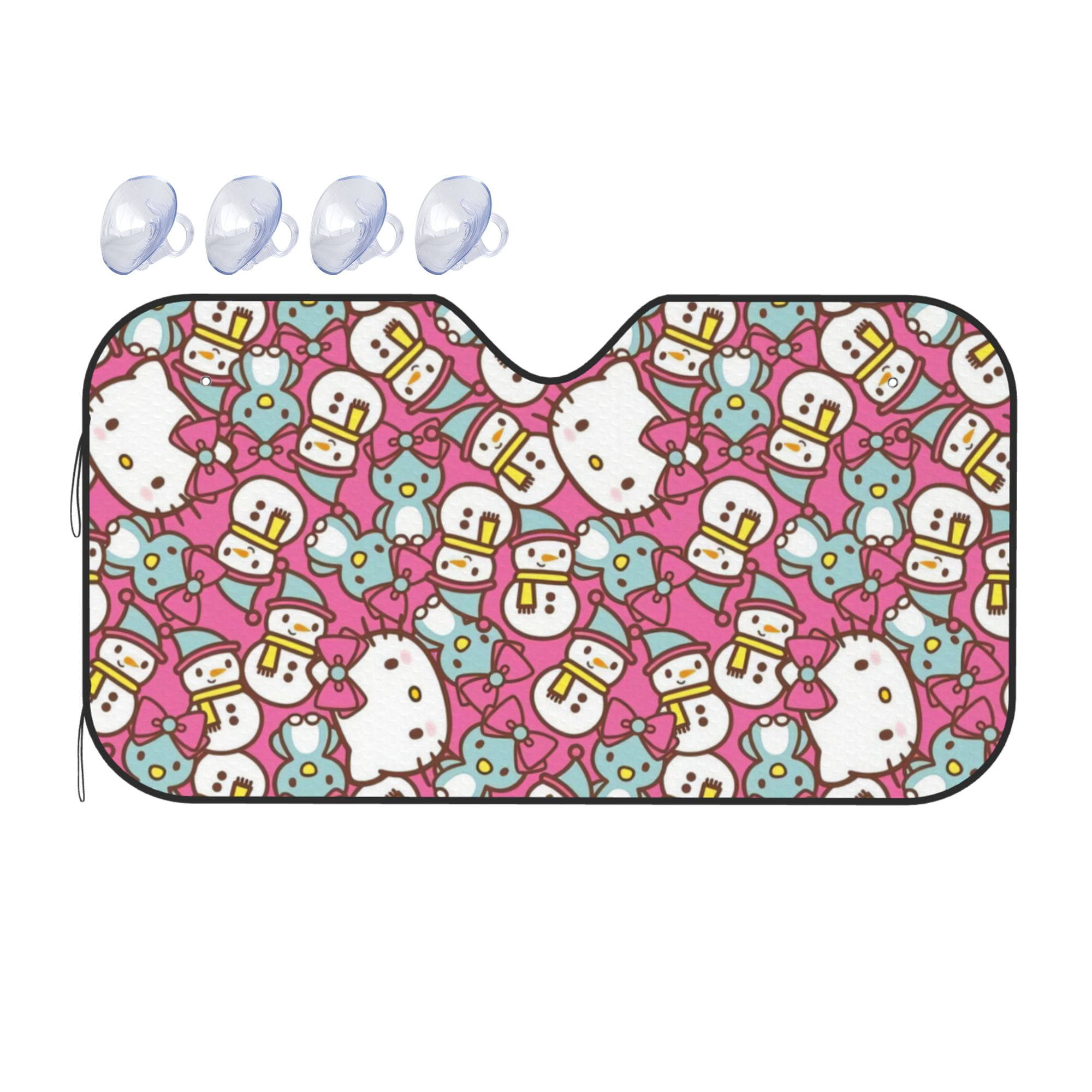 Hello Kitty Car Sun Shade Windshield Sunshade Block Uv Rays Protector