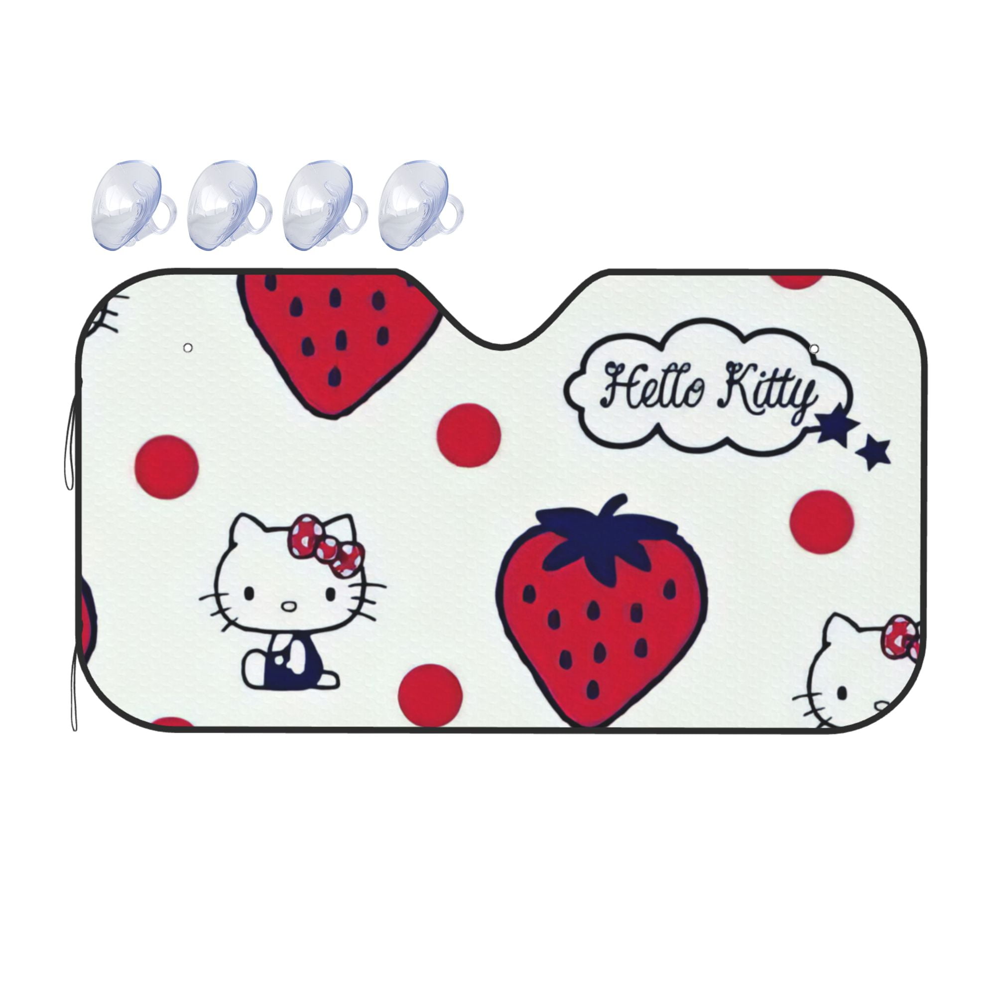 Hello Kitty Car Sun Shade Windshield Sunshade Block Uv Rays Protector
