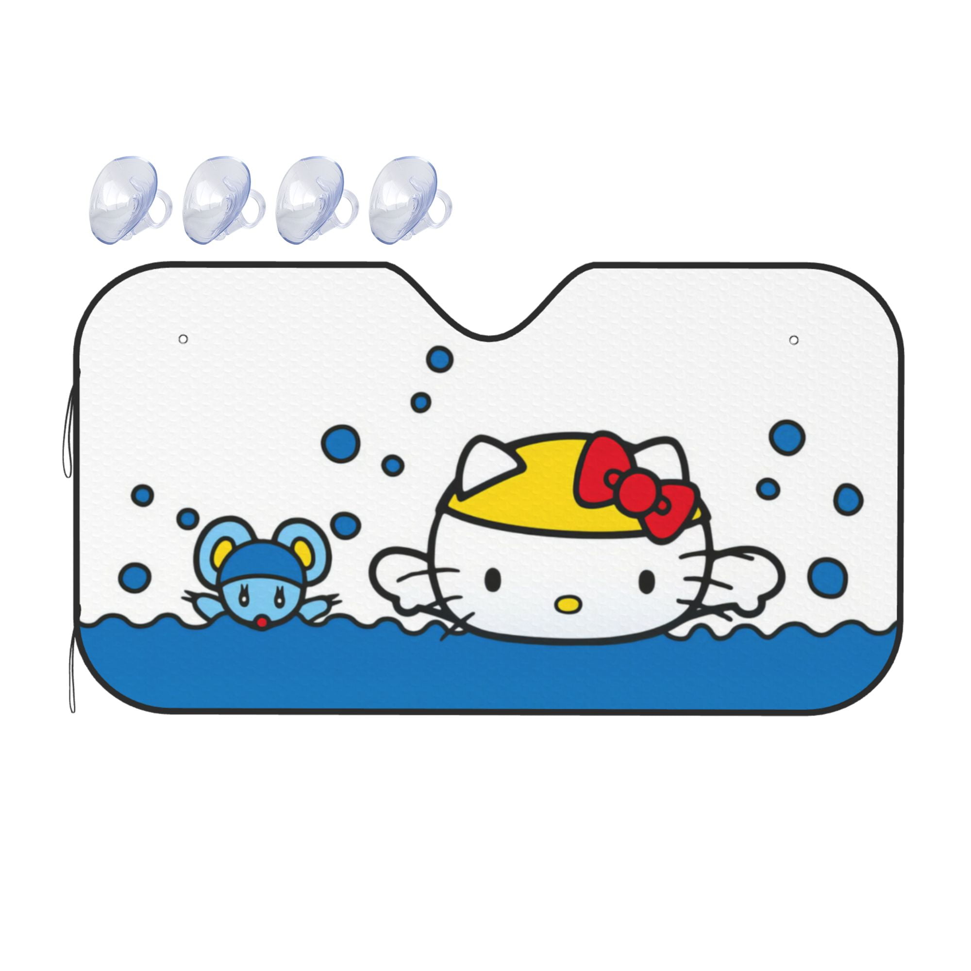 Hello Kitty Car Sun Shade Windshield Sunshade Block Uv Rays Protector