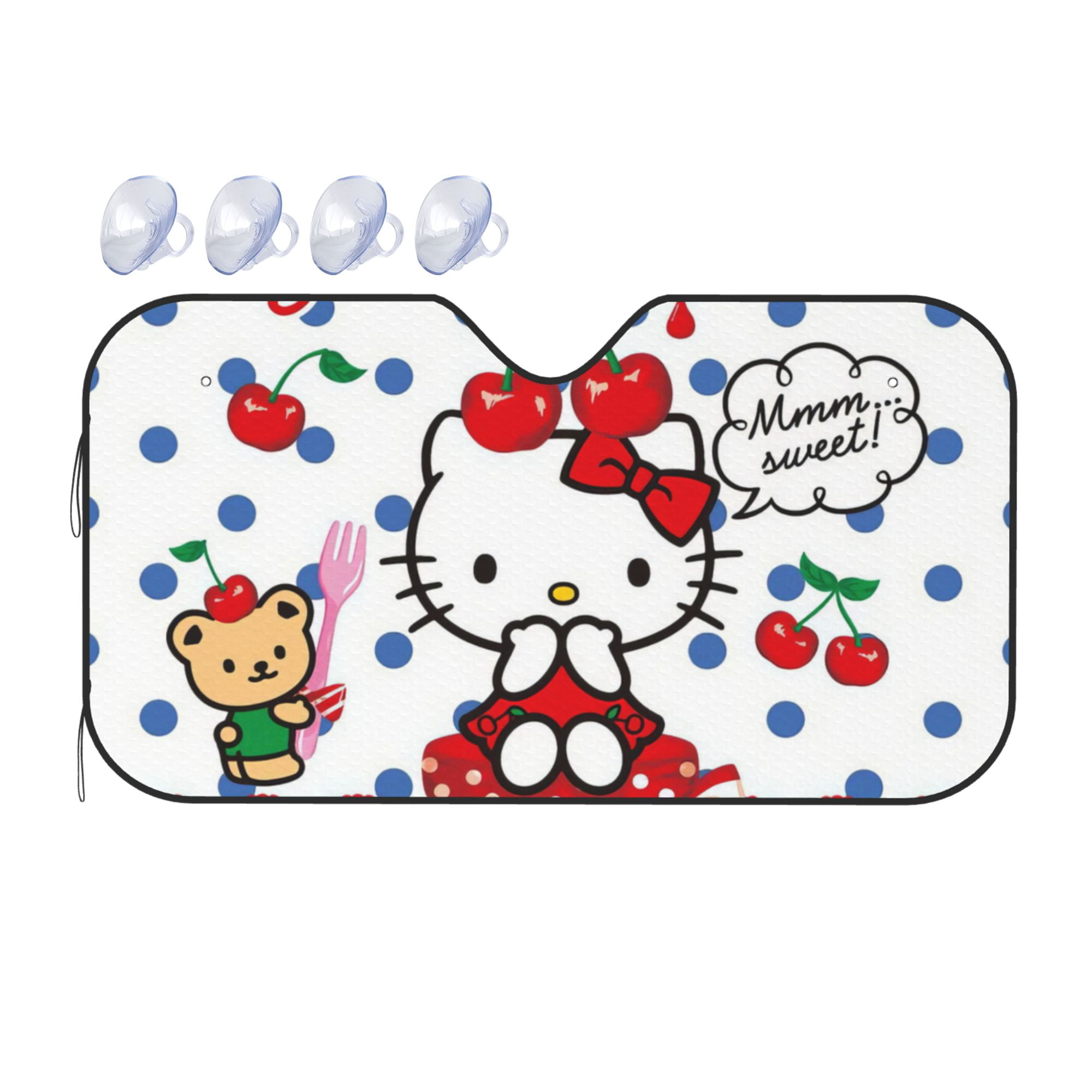 Hello Kitty Car Sun Shade Windshield Sunshade Block Uv Rays Protector